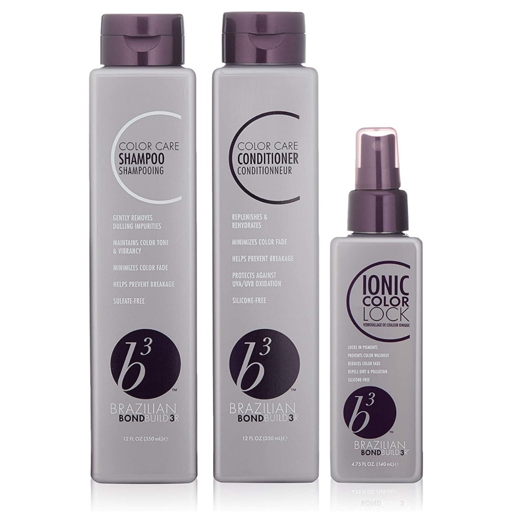Brazilian Bond Builder (B3) Shampoo/Conditioner/Ionic Color Lock Trio Pack!!